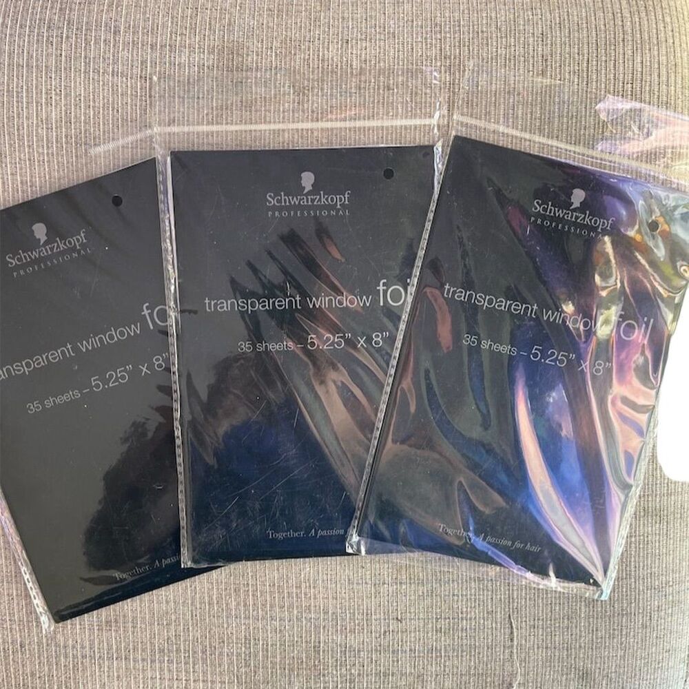 Schwarzkopf Professional Transparent Window Foil Sheets for Color & Highlighting
